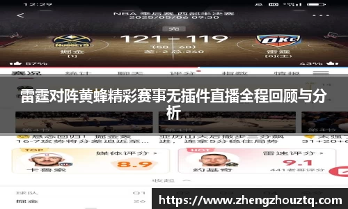 雷霆对阵黄蜂精彩赛事无插件直播全程回顾与分析