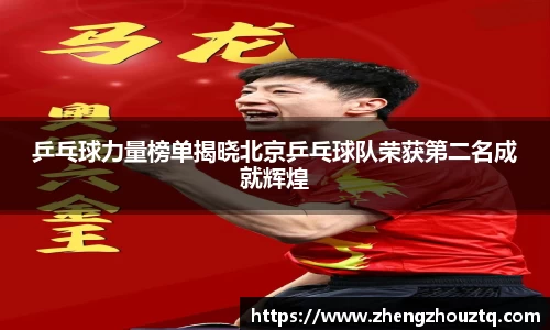 乒乓球力量榜单揭晓北京乒乓球队荣获第二名成就辉煌